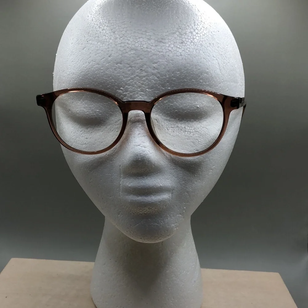 Longchamp  lo2643 glasses FRAMES ONLY round full rim 272-nude tortoise 49-17-140